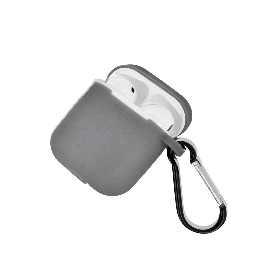 Puzdro Silicone Hook AirPods sivé – Apple AirPods | Kryty na mobil Kryty na mobil | Puzdro Silicone Hook AirPods sivé – Apple AirPods | Kryty na mobil