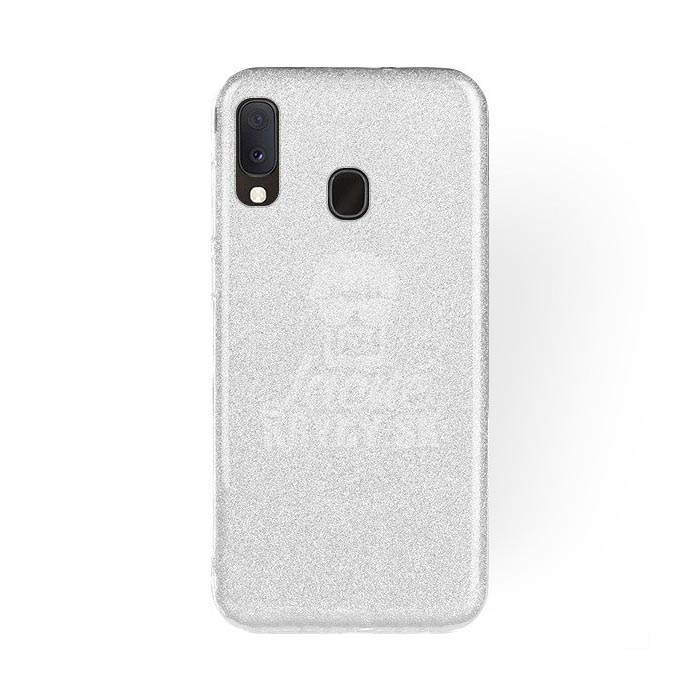 Ligotavý Kryt Forcell Shining strieborný – Samsung Galaxy A20e | Kryty na mobil Kryty na mobil | Ligotavý Kryt Forcell Shining strieborný – Samsung Galaxy A20e | Kryty na mobil