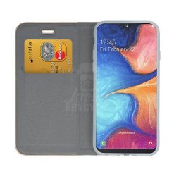 Kryty na mobil | Knižkové puzdro Luna Book strieborné – Samsung Galaxy A20e | Kryty na mobil