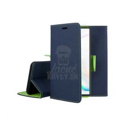 Kryty na mobil | Peňaženkové puzdro Fancy Book modro-limetkové – Samsung Galaxy S20 | Kryty na mobil