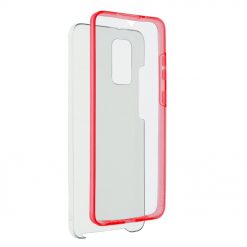 Kryty na mobil | Puzdro 360 Full Cover transparentno-červené – Samsung Galaxy S20 | Kryty na mobil