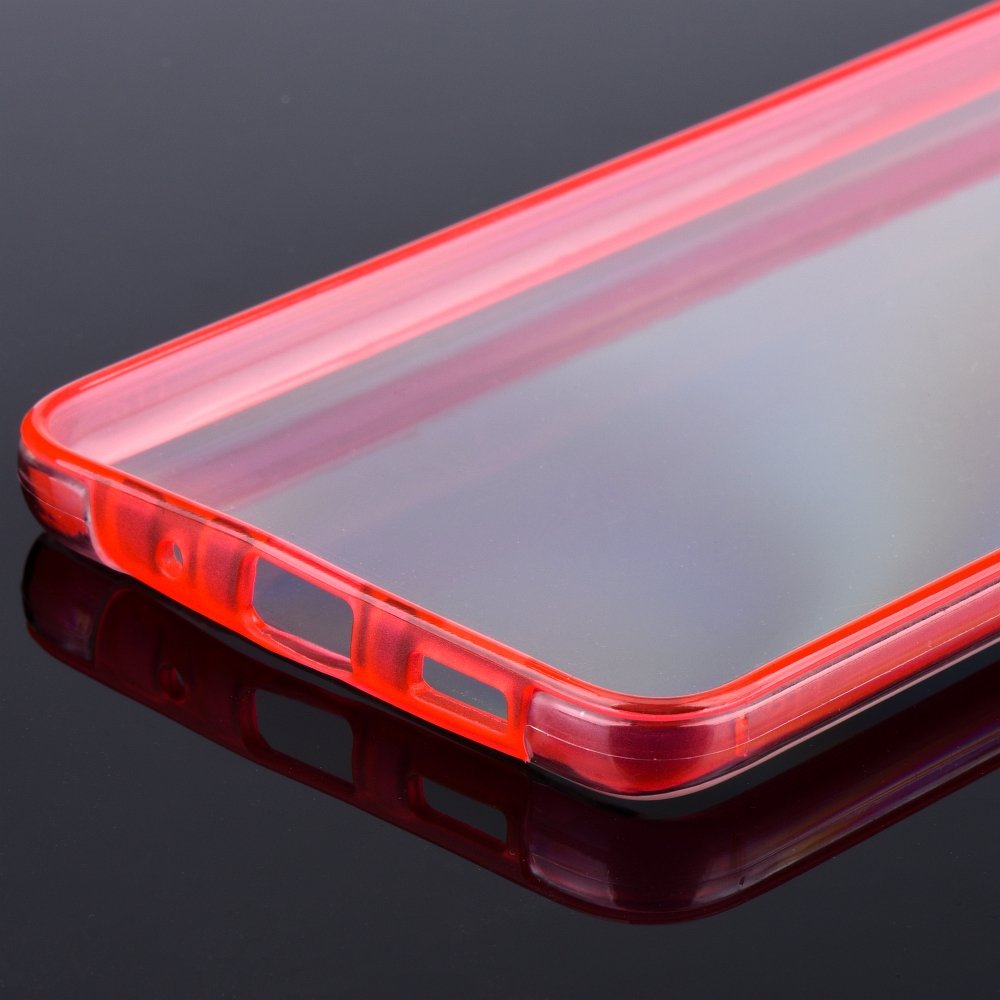 Puzdro 360 Full Cover transparentno-červené – Samsung Galaxy S20 | Kryty na mobil Kryty na mobil | Puzdro 360 Full Cover transparentno-červené – Samsung Galaxy S20 | Kryty na mobil