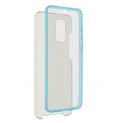 Kryty na mobil | Puzdro 360 Full Cover transparentno-modré – Samsung Galaxy S20 Plus (S20+) | Kryty na mobil