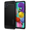 Kryty na mobil | Zadný kryt Spigen Tough Armor matný čierny – Samsung Galaxy A51 | Kryty na mobil