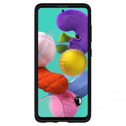 Kryty na mobil | Zadný kryt Spigen Rugged Armor matný čierny – Samsung Galaxy A51 | Kryty na mobil