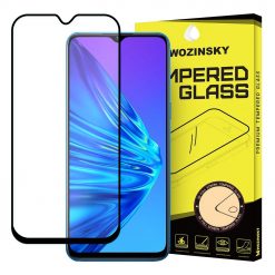 Tvrdené sklo celopovrchové 9H Wozinsky čierne – Realme 5