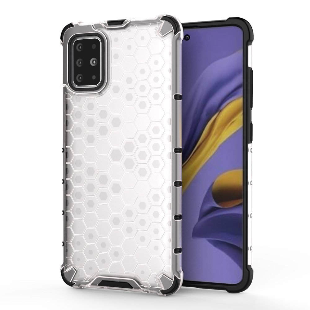 Odolný kryt Honeycomb Armor transparentný – Samsung Galaxy A51 | Kryty na mobil Kryty na mobil | Odolný kryt Honeycomb Armor transparentný – Samsung Galaxy A51 | Kryty na mobil