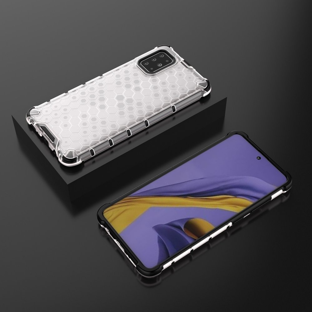 Odolný kryt Honeycomb Armor transparentný – Samsung Galaxy A51 | Kryty na mobil Kryty na mobil | Odolný kryt Honeycomb Armor transparentný – Samsung Galaxy A51 | Kryty na mobil