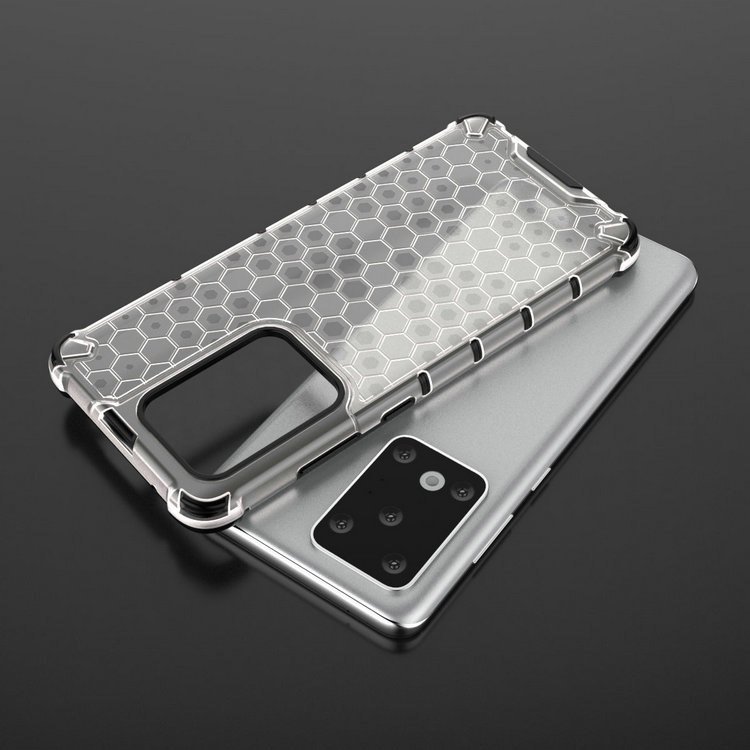 Odolný kryt Honeycomb Armor transparentný – Samsung Galaxy S20 Ultra | Kryty na mobil Kryty na mobil | Odolný kryt Honeycomb Armor transparentný – Samsung Galaxy S20 Ultra | Kryty na mobil