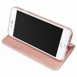 Kryty na mobil | Peňaženkové puzdro Dux Ducis Skin Pro ružové – Apple iPhone 7 / iPhone 8 / iPhone SE 2020 / iPhone SE 2022 | Kryty na mobil