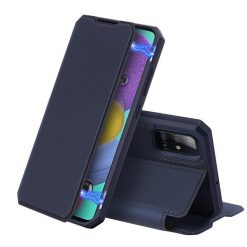 Kryty na mobil | Peňaženkové puzdro Dux Ducis Skin X modré – Samsung Galaxy A51 | Kryty na mobil