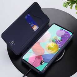 Kryty na mobil | Peňaženkové puzdro Dux Ducis Skin X modré – Samsung Galaxy A51 | Kryty na mobil