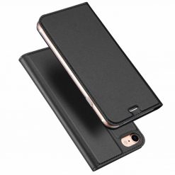 Kryty na mobil | Peňaženkové puzdro Dux Ducis Skin Pro čierne – Apple iPhone 7 / iPhone 8 / iPhone SE 2020 / iPhone SE 2022 | Kryty na mobil
