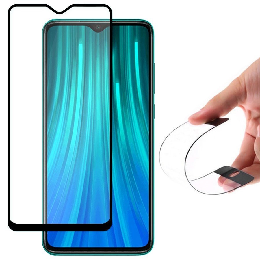 Celopovrchové Flexibilné Tvrdené sklo Full Cover Nano Flexi 9H – Xiaomi Redmi Note 8 Pro | Kryty na mobil Kryty na mobil | Celopovrchové Flexibilné Tvrdené sklo Full Cover Nano Flexi 9H – Xiaomi Redmi Note 8 Pro | Kryty na mobil