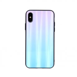 Kryty na mobil | Sklenený kryt Aurora glass modro-ružový – iPhone Xs Max | Kryty na mobil