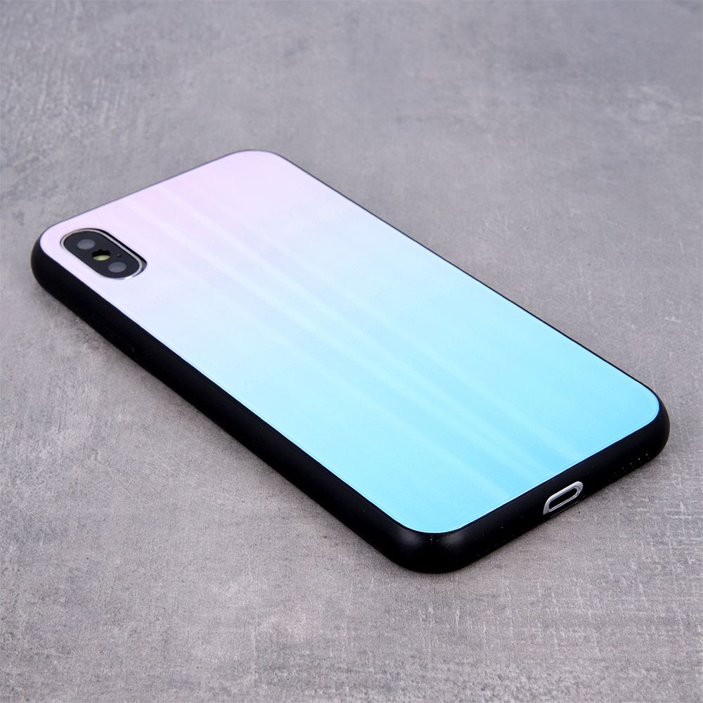 Sklenený kryt Aurora glass modro-ružový – iPhone Xs Max | Kryty na mobil Kryty na mobil | Sklenený kryt Aurora glass modro-ružový – iPhone Xs Max | Kryty na mobil