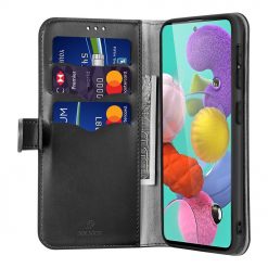 Kryty na mobil | Peňaženkové puzdro Dux Ducis Kado čierne – Samsung Galaxy A51 | Kryty na mobil