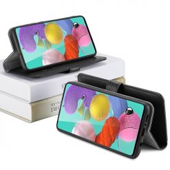 Kryty na mobil | Peňaženkové puzdro Dux Ducis Kado čierne – Samsung Galaxy A51 | Kryty na mobil