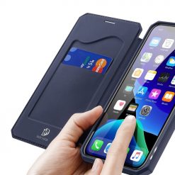 Kryty na mobil | Peňaženkové puzdro Dux Ducis Skin X modré – iPhone 11 Pro | Kryty na mobil