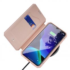 Kryty na mobil | Peňaženkové puzdro Dux Ducis Skin X ružové – iPhone 11 Pro | Kryty na mobil