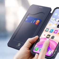 Kryty na mobil | Peňaženkové puzdro Dux Ducis Skin X modré – iPhone 11 | Kryty na mobil