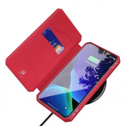Kryty na mobil | Peňaženkové puzdro Dux Ducis Skin X červené – iPhone 11 Pro Max | Kryty na mobil
