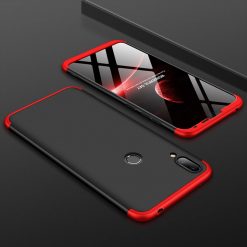 Kryty na mobil | Obojstranné puzdro 360 Full body protection červeno-čierne – Huawei Y7 2019 | Kryty na mobil