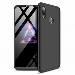 Kryty na mobil | Obojstranné puzdro 360 Full body protection čierne – Huawei Y7 2019 | Kryty na mobil