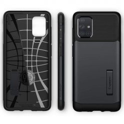 Kryty na mobil | Zadný kryt Spigen Slim Armor Metal Slate – Samsung Galaxy A51 | Kryty na mobil