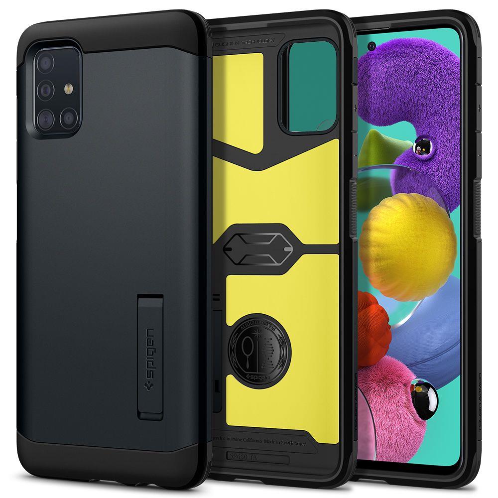 Zadný kryt Spigen Tough Armor Metal Slate – Samsung Galaxy A51 | Kryty na mobil Kryty na mobil | Zadný kryt Spigen Tough Armor Metal Slate – Samsung Galaxy A51 | Kryty na mobil