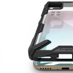 Kryty na mobil | Odolný kryt Ringke Fusion X transparentno-čierny – Huawei P40 Lite | Kryty na mobil