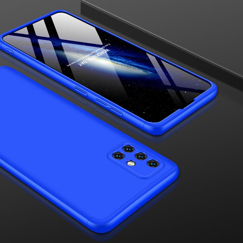 Obojstranné puzdro 360 Full body protection modré – Samsung Galaxy A51 | Kryty na mobil Kryty na mobil | Obojstranné puzdro 360 Full body protection modré – Samsung Galaxy A51 | Kryty na mobil