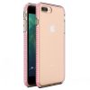 Kryty na mobil | Transparentný kryt Spring Case 1mm ružový rám – iPhone 7 Plus / iPhone 8 Plus | Kryty na mobil