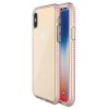 Kryty na mobil | Transparentný kryt Spring Case 1mm ružový rám – iPhone X / iPhone Xs | Kryty na mobil