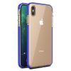 Kryty na mobil | Transparentný kryt Spring Case 1mm bledomodrý rám – iPhone Xs Max | Kryty na mobil