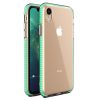 Kryty na mobil | Transparentný kryt Spring Case 1mm bledoružový rám – iPhone Xr | Kryty na mobil