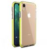 Kryty na mobil | Transparentný kryt Spring Case 1mm modrý rám – iPhone Xr | Kryty na mobil