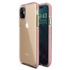Kryty na mobil | Transparentný kryt Spring Case 1mm ružový rám – iPhone 11 | Kryty na mobil