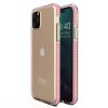 Kryty na mobil | Transparentný kryt Spring Case 1mm ružový rám – iPhone 11 Pro | Kryty na mobil