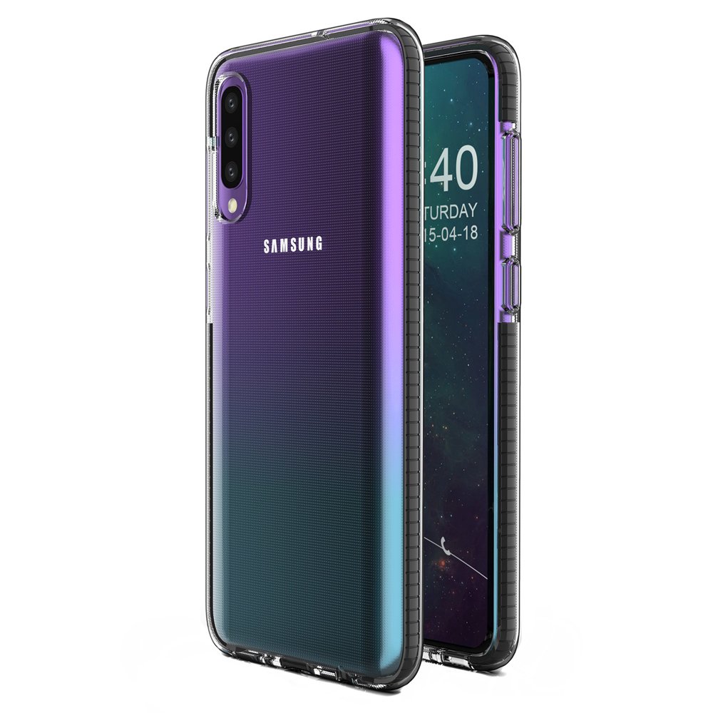 Transparentný kryt Spring Case 1mm čierny rám – Samsung Galaxy A50 / A30s | Kryty na mobil Kryty na mobil | Transparentný kryt Spring Case 1mm čierny rám – Samsung Galaxy A50 / A30s | Kryty na mobil