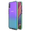 Kryty na mobil | Transparentný kryt Spring Case 1mm bledoružový rám – Samsung Galaxy A70 | Kryty na mobil