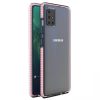 Kryty na mobil | Transparentný kryt Spring Case 1mm ružový rám – Samsung Galaxy A51 | Kryty na mobil