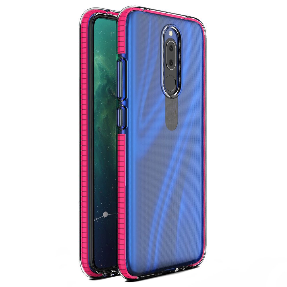 Transparentný kryt Spring Case 1mm ružový rám – Huawei Mate 20 Lite | Kryty na mobil Kryty na mobil | Transparentný kryt Spring Case 1mm ružový rám – Huawei Mate 20 Lite | Kryty na mobil
