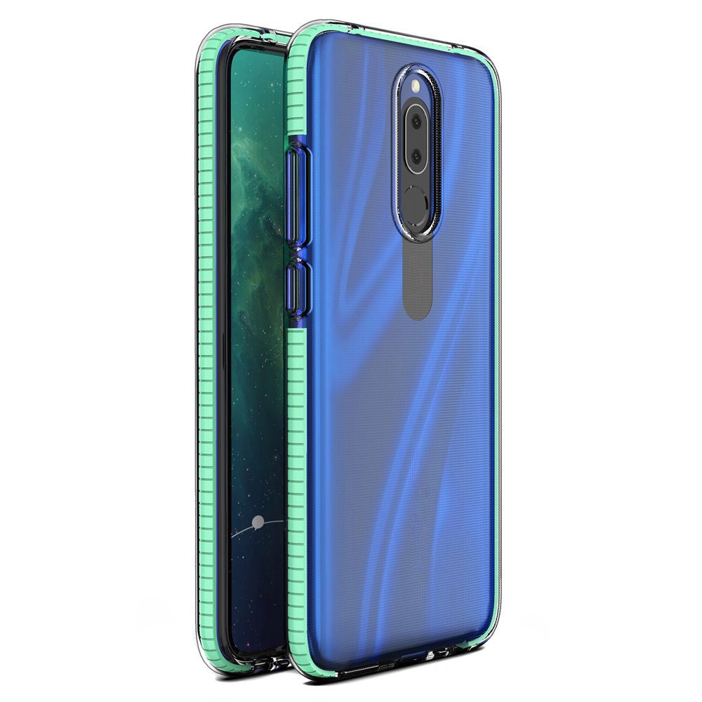 Transparentný kryt Spring Case 1mm mätový rám – Huawei Mate 20 Lite | Kryty na mobil Kryty na mobil | Transparentný kryt Spring Case 1mm mätový rám – Huawei Mate 20 Lite | Kryty na mobil