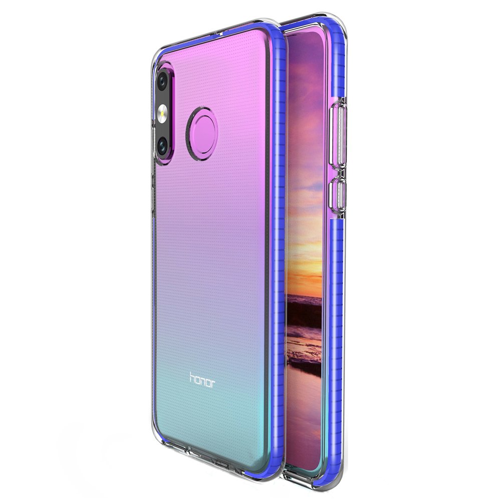 Transparentný kryt Spring Case 1mm modrý rám – Huawei P30 Lite | Kryty na mobil Kryty na mobil | Transparentný kryt Spring Case 1mm modrý rám – Huawei P30 Lite | Kryty na mobil