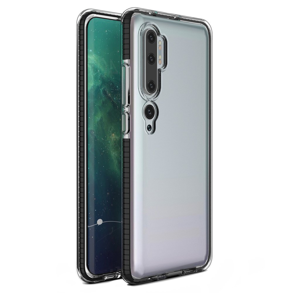 Transparentný kryt Spring Case 1mm čierny rám – Xiaomi Mi Note 10 / Mi Note 10 Pro | Kryty na mobil Kryty na mobil | Transparentný kryt Spring Case 1mm čierny rám – Xiaomi Mi Note 10 / Mi Note 10 Pro | Kryty na mobil