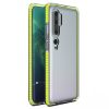Kryty na mobil | Transparentný kryt Spring Case 1mm modrý rám – Xiaomi Mi Note 10 / Mi Note 10 Pro | Kryty na mobil
