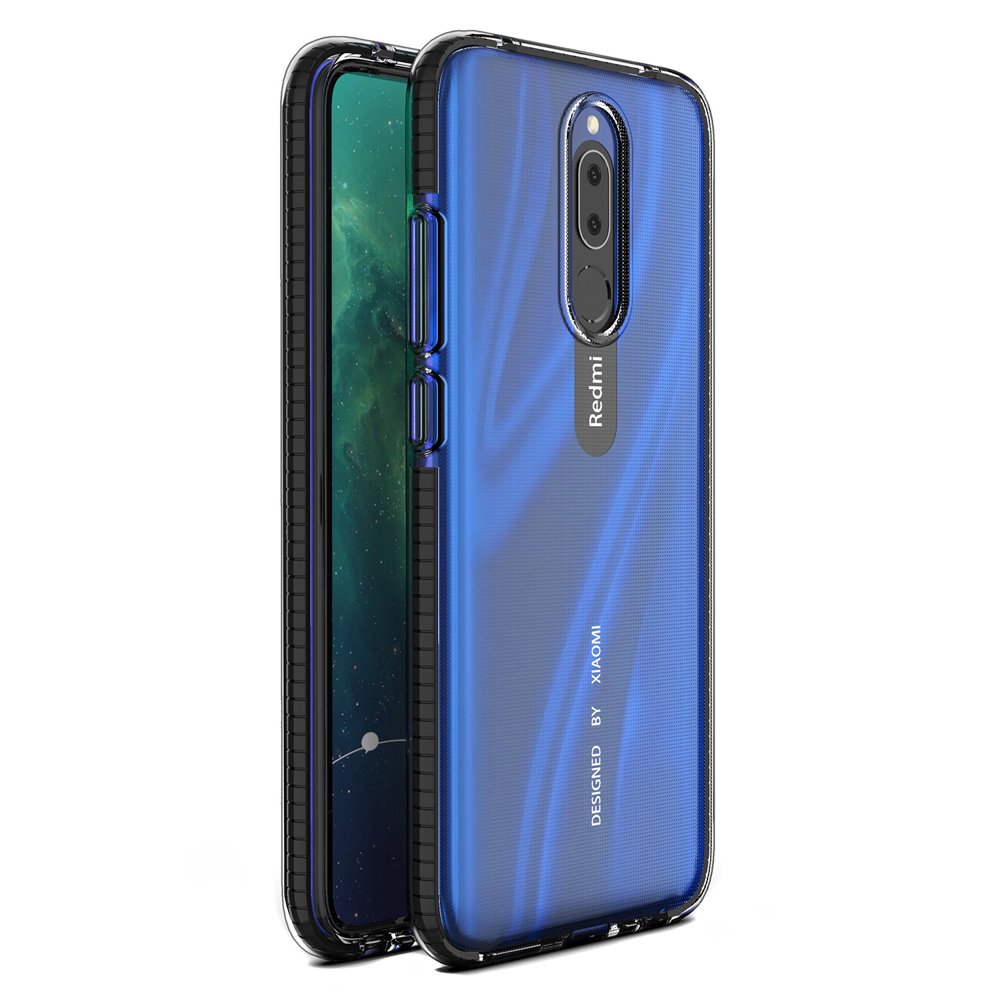 Transparentný kryt Spring Case 1mm čierny rám – Xiaomi Redmi 8 / Redmi 8A | Kryty na mobil Kryty na mobil | Transparentný kryt Spring Case 1mm čierny rám – Xiaomi Redmi 8 / Redmi 8A | Kryty na mobil