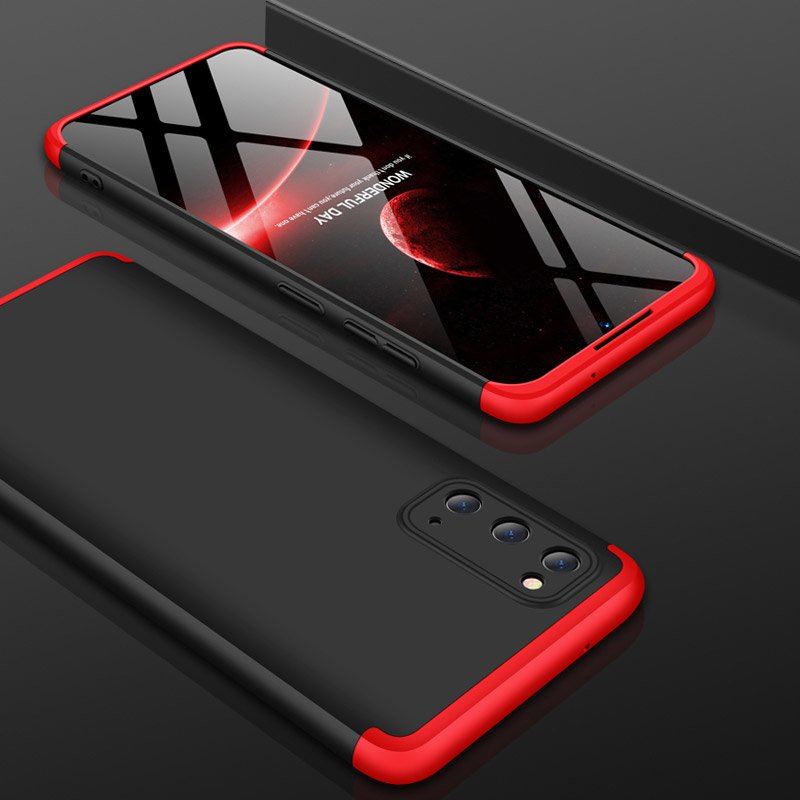 Obojstranné puzdro 360 Full body protection červeno-čierne – Samsung Galaxy S20 | Kryty na mobil Kryty na mobil | Obojstranné puzdro 360 Full body protection červeno-čierne – Samsung Galaxy S20 | Kryty na mobil