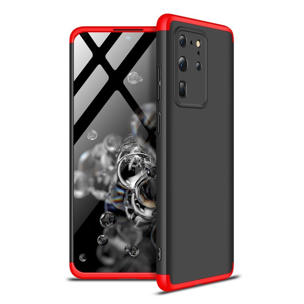 Obojstranné puzdro 360 Full body protection čierno-červené – Samsung Galaxy S20 Ultra | Kryty na mobil Kryty na mobil | Obojstranné puzdro 360 Full body protection čierno-červené – Samsung Galaxy S20 Ultra | Kryty na mobil